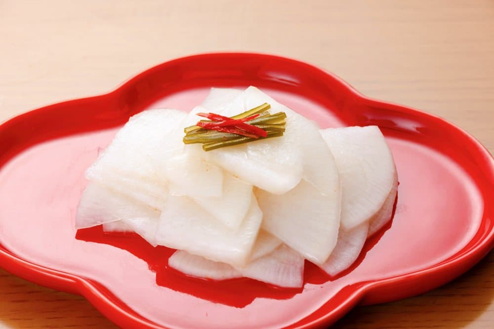 大根の漬物